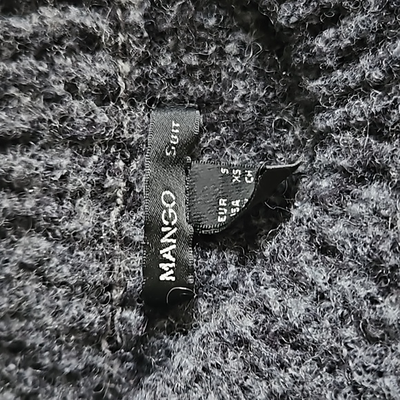 Mango grey cropped sweater - Picture 2 of 2